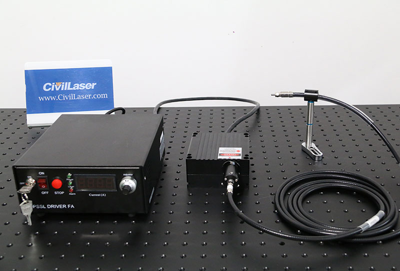 high power fiber coupled laser system